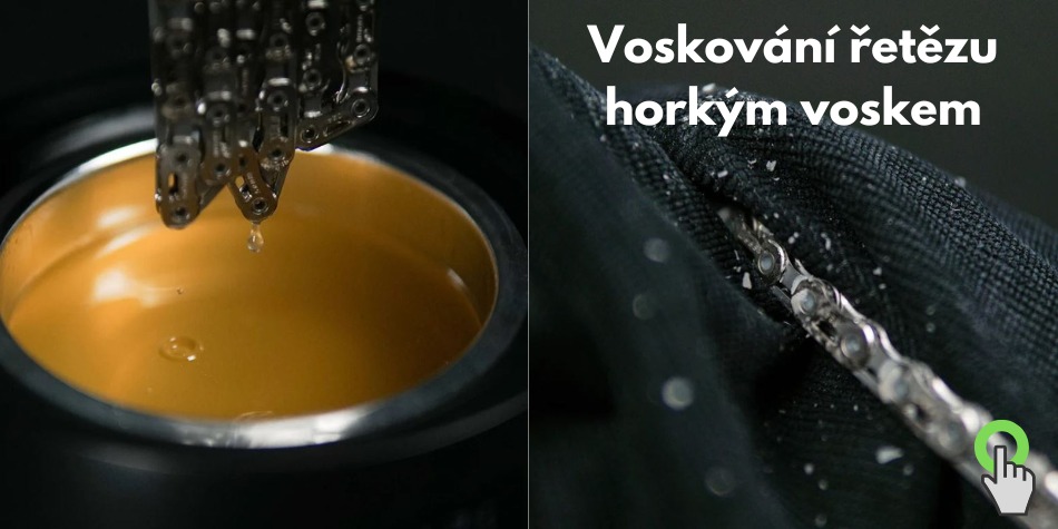 Voskování řetězu