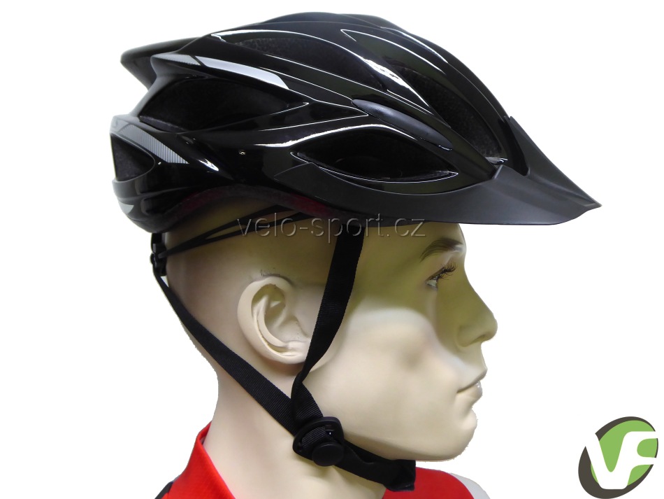 přilba na kolo kellys dynamic černá stříbrná