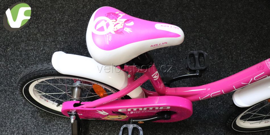 Růžové dívčí kolo kellys emma 16