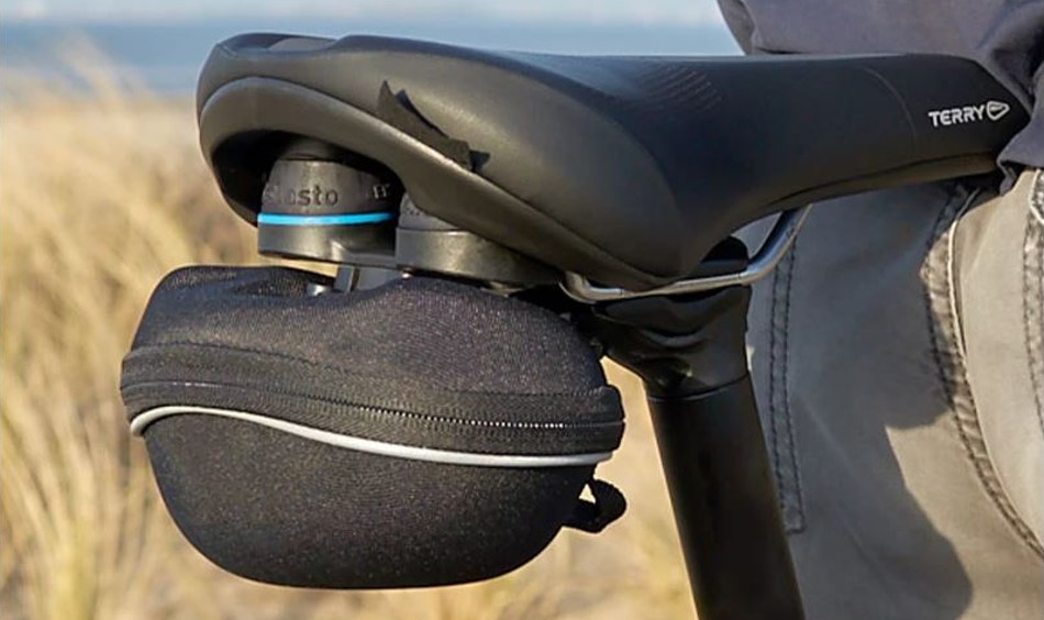 Držák podsedlové brašny na kolo