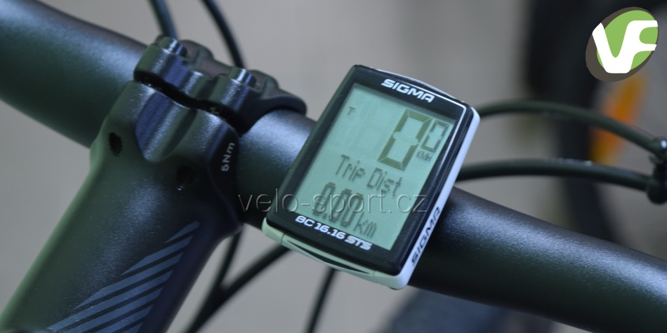 Cyklo tachometr Sigma STS bc 16.16