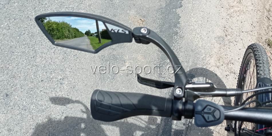 Zpětné zrcátko na kolo nebo elektrokolo