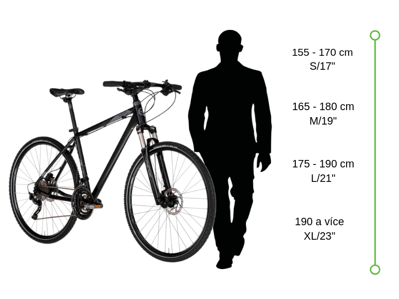 Velikost kola kellys cliff 90 černé červené