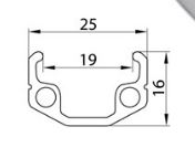 Kompletní zadní kolo 20" (406) Klasik