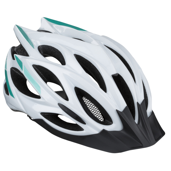Cyklistická přilba Kellys Dynamic 019 bílá-zelená