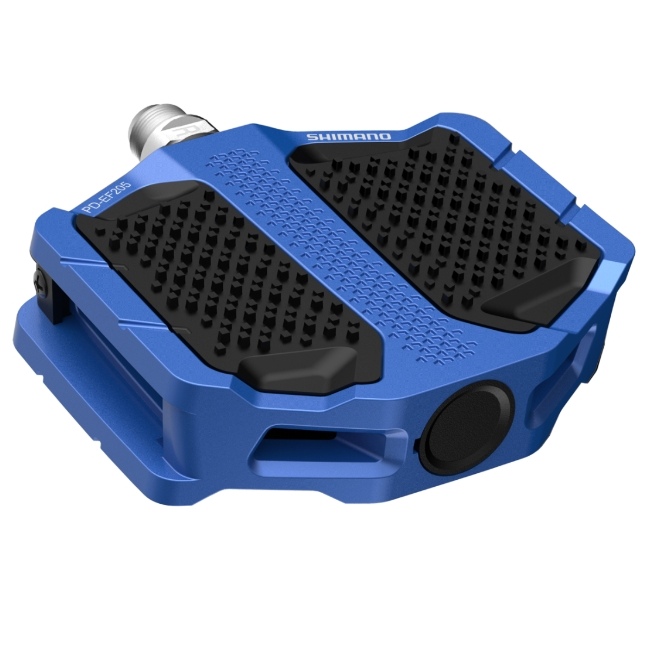 Pedály Shimano PD-EF205 Flat modré
