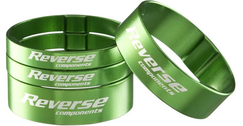 Distanční podložka Reverse Alloy Ultra-Lite set 1 1/8" zelená
