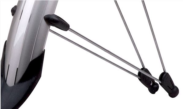 Sada blatníků Pro-T 26" plast se zástěrkou, Grip-type černý