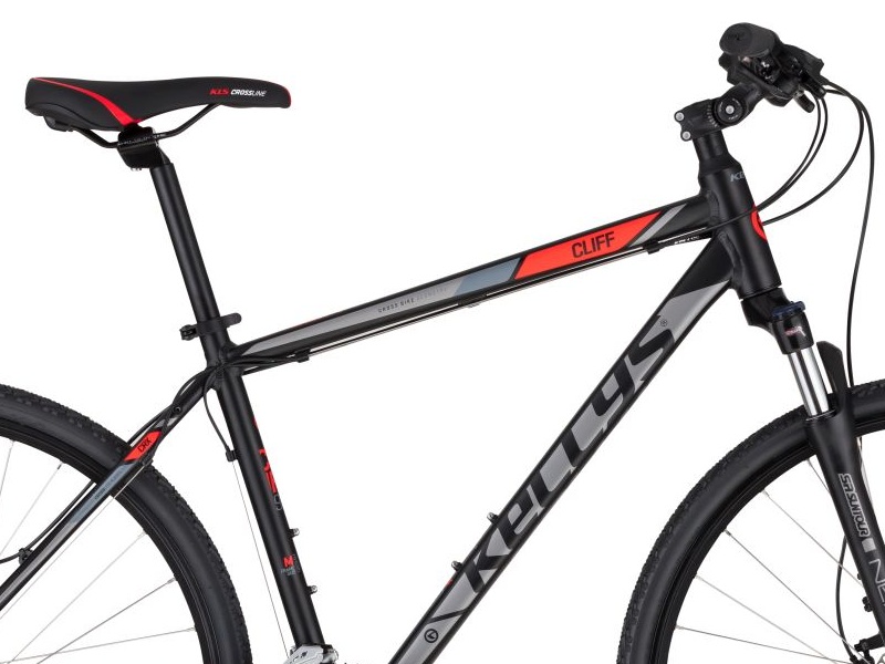Jízdní kolo Kellys Cliff 90 black red 2022