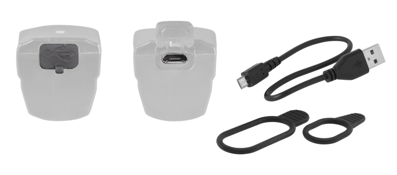 Světlo přední Force Vert 110lm USB