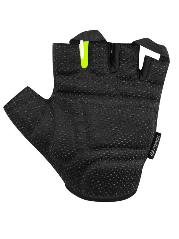 Dětské cyklistické rukavice Force Square fluo-růžové