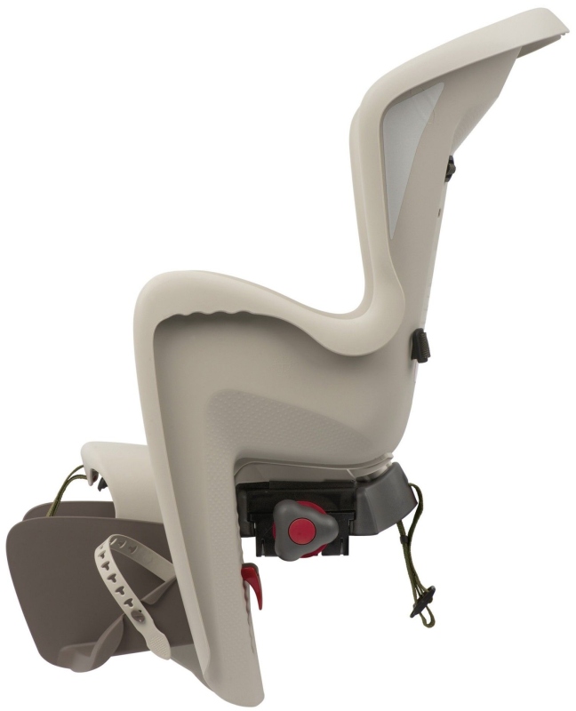 Dětská sedačka Polisport Bilby na nosič krémová-hnědá