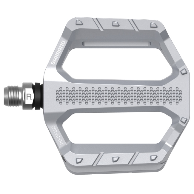 Pedály Shimano PD-EF202 Flat stříbrné