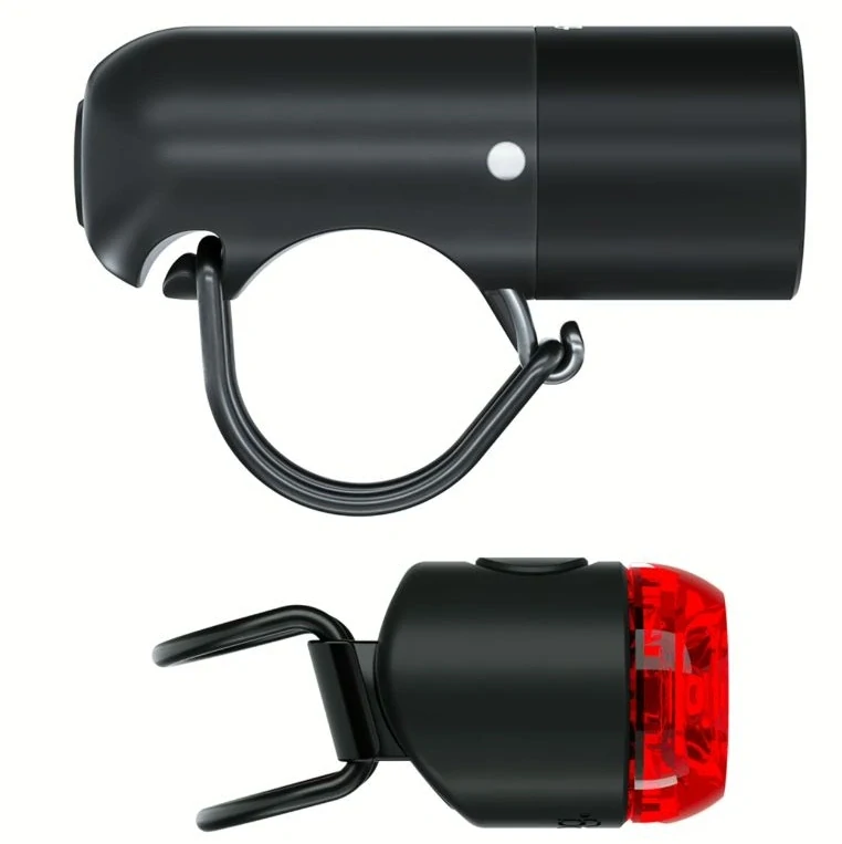 Sada světel Knog Plugger Twinpack černá