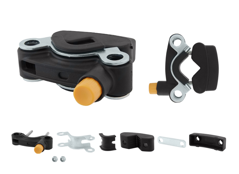 Přední dětská sedacka Bellelli Rabbit šedá/oranžová