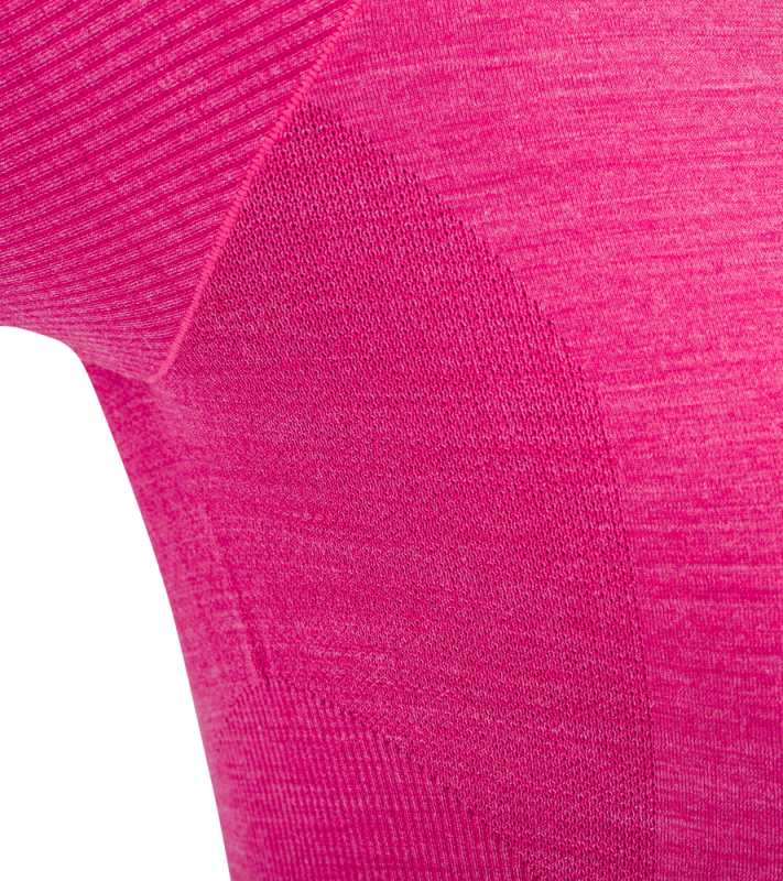 Dámské merino triko Silvini Soana růžové