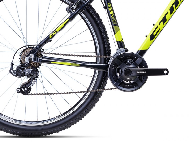 29" horské kolo CTM Rein 1.0 černá/žlutá 2022