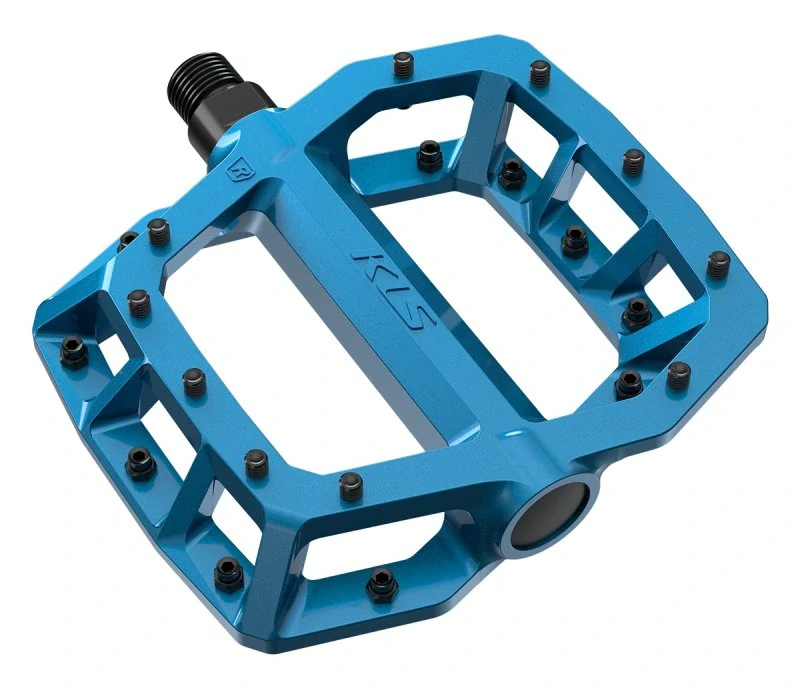 Pedály KLS Flat 50 BB 023 blue (modré)
