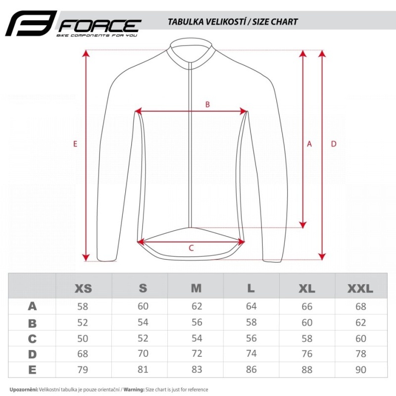 Cyklistická bunda Force X45 černá