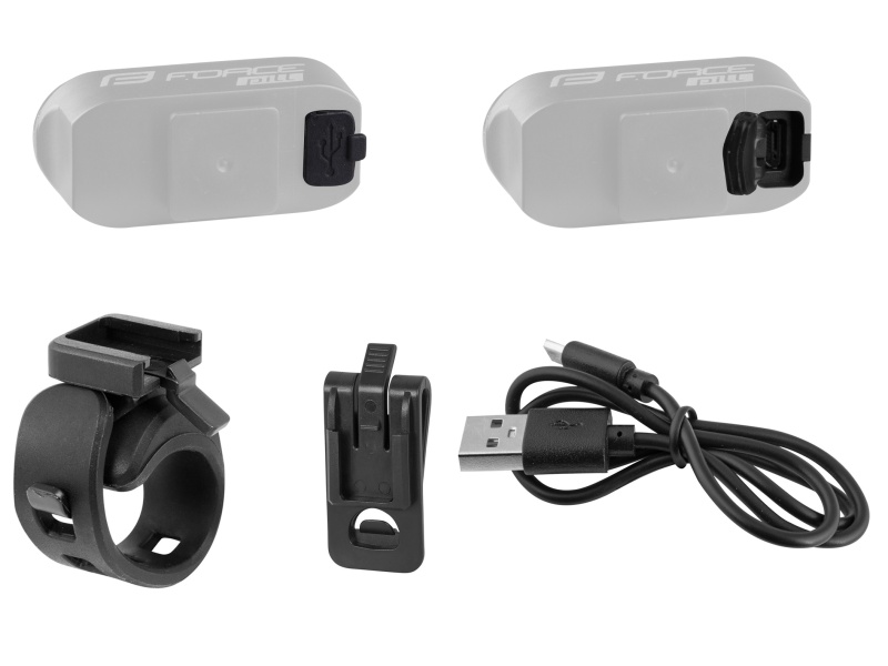 Zadní blikačka Force Pill 12lm USB