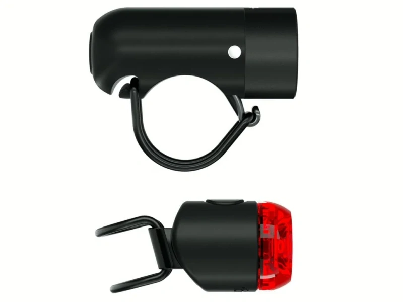 Sada světel Knog Plug Twinpack černá