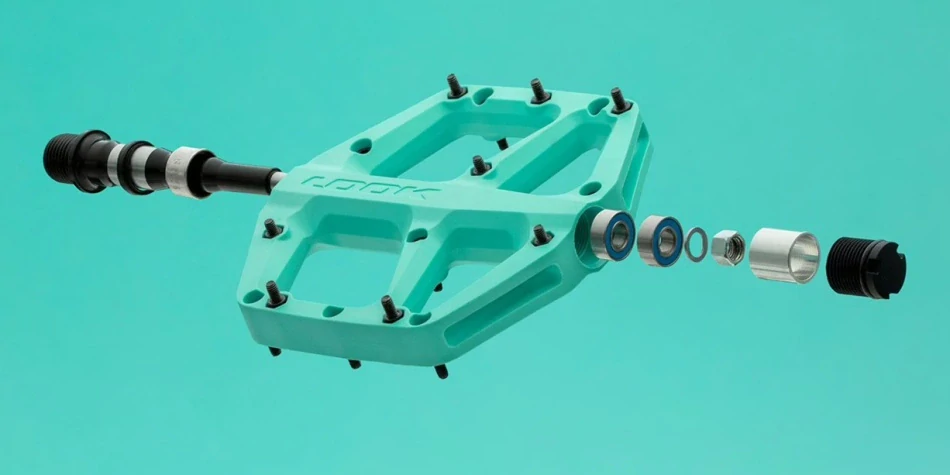 Pedály Look Trail Roc Fusion modré