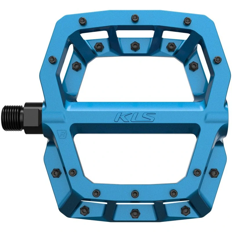 Pedály KLS Flat 50 BB 023 blue (modré)