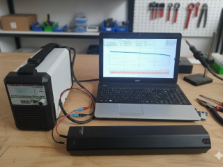 Test baterie elektrokola