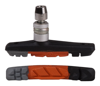 Brzdové špalky PRO-T Plus V-brake třísměsové 65V