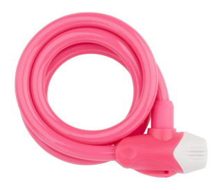 Zámek Pro-T plus M12x120cm spirála růžový