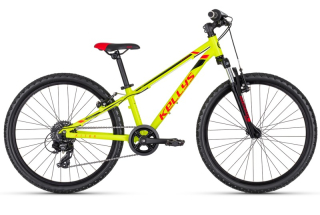Dětské kolo Kellys Kiter 50 neon yellow 24"