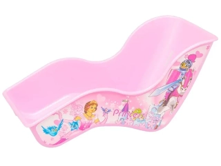 Sedačka na panenku růžová