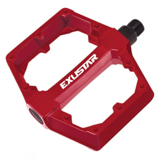 Pedály platformové Exustar PB70 červené