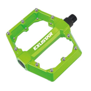 Pedály platformové Exustar PB70-1 zelené