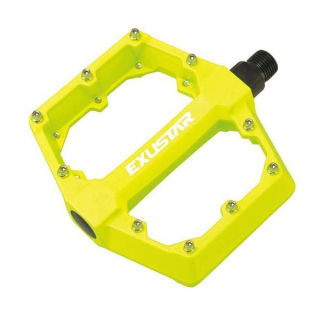 Pedály platformové Exustar PB70-1 žluté