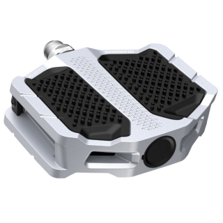 Pedály Shimano PD-EF205 Flat stříbrné