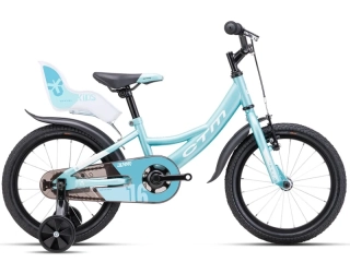 16" dětské kolo CTM Jenny tyrkysové/bílé