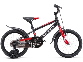 16" Dětské kolo CTM Tommy černá/červená