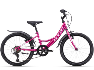 20" dětské kolo CTM Maggie tmavě růžová